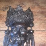 Vintage Asian Chinese Emperor Hand Carved Wood Mask Vintage Asian Chinese Emperor Hand Carved Wood Mask