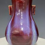 Beautiful Flambé Glaze chinese porcelain antique ceramic vase with mark Qing Beautiful Flambé Glaze chinese porcelain antique ceramic vase with mark Qing