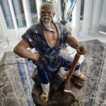 Large Chinese Wanjiang Mudman Figurine Woodcutter,fantastic detail 24.5cm VGC. Large Chinese Wanjiang Mudman Figurine Woodcutter,fantastic detail 24.5cm VGC.