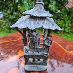 Antique / Vintage Chinese Bronze Temple Statue with Horse & Figure Antique / Vintage Chinese Bronze Temple Statue with Horse & Figure