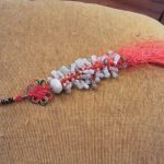 Chinese Carved Hardstone lotus flower &Beads With Braids Chinese Carved Hardstone lotus flower &Beads With Braids