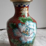 Vintage Miniature Chinese Cloisonné  Vase