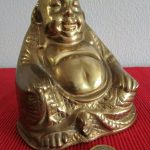Antique Chinese Brass Buddha Statue. Antique Chinese Brass Buddha Statue.