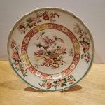 Chinese Plate From The Pink Family Porcelain 18th Century Chinese Plate From The Pink Family Porcelain 18th Century
