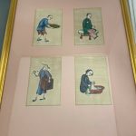 19th Century Chinese Gouache on Pith Paintings (4) 19th Century Chinese Gouache on Pith Paintings (4)