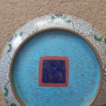 Chinese Cloisonné & Gilt Metal Bowl Chinese Cloisonné & Gilt Metal Bowl
