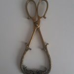 Antique Chinese Brass Coal Tongs With Dragon Heads Antique Chinese Brass Coal Tongs With Dragon Heads