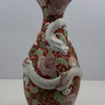 19th Century Chinese Porcelain Dragon Vase 30cm High Hand Painted 19th Century Chinese Porcelain Dragon Vase 30cm High Hand Painted