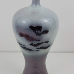 Chinese Jun Kiln Porcelain Flambe Glaze Landscape Porcelain Vase 23cm SIGNED Chinese Jun Kiln Porcelain Flambe Glaze Landscape Porcelain Vase 23cm SIGNED
