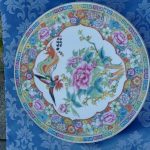 A Large Decorative Chinese Charger A Large Decorative Chinese Charger