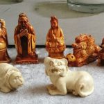 Vintage Chinese Figures Buddha Dragon Foo Dog Wise Man Tiger Turtle Vintage Chinese Figures Buddha Dragon Foo Dog Wise Man Tiger Turtle