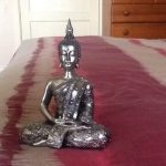 Oriental Silver Effect Goddess Statue Oriental Silver Effect Goddess Statue