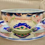 Genuine vintage Chinese/Japanese eggshell porcelain saucer & shallow teacup Genuine vintage Chinese/Japanese eggshell porcelain saucer & shallow teacup