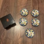 Vintage Daito Japanese Hand Painted Plate Set Vintage Daito Japanese Hand Painted Plate Set