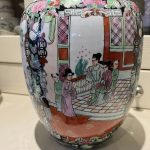 Chinese Vintage Antique Porcelain Hand Pained Vase big Urn Jar Signed 12.5” Chinese Vintage Antique Porcelain Hand Pained Vase big Urn Jar Signed 12.5”