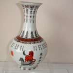 Chinese Vase “Map of Eight Horses of Wang Mu” Qianlong Mark