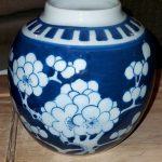 Blue & White Prunus Pattern Vase Blue & White Prunus Pattern Vase