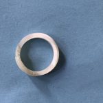 Antique Victorian Hand Carved Mother Of Pearl Conch Ring (g) Antique Victorian Hand Carved Mother Of Pearl Conch Ring (g)