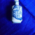 Antique blue white porcelain snuff/perfume bottle chinese Antique blue white porcelain snuff/perfume bottle chinese