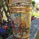 Gold Lustre Chinese Water Carrier Pot Vase Gold Lustre Chinese Water Carrier Pot Vase