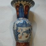 Vintage Chinese Old Porcelain Vase, Signed Vintage Chinese Old Porcelain Vase, Signed