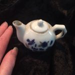 Small Jug London Porcelain Teapot I Live Mother Blue And White Mothers Day Small Jug London Porcelain Teapot I Live Mother Blue And White Mothers Day
