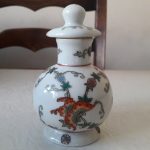 Chinese oil pot chinese condiment pot chinese screw top bottle handpainted pot Chinese oil pot chinese condiment pot chinese screw top bottle handpainted pot