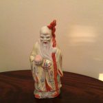chinese shou Lao lucky god porcelain figure 21cmx9cm good condition vintage chinese shou Lao lucky god porcelain figure 21cmx9cm good condition vintage