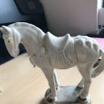 VINTAGE CHINESE TANG STYLE HORSE GLAZED FIGURE-INHERITED FROM MOTHER 30 YRS AG0 VINTAGE CHINESE TANG STYLE HORSE GLAZED FIGURE-INHERITED FROM MOTHER 30 YRS AG0