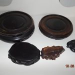 Collection of Chinese wooden pot / figure stands Collection of Chinese wooden pot / figure stands