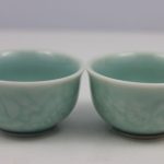 19th Century Chinese Porcelain Pair Bowls Signed 9x6cm SIGNED 19th Century Chinese Porcelain Pair Bowls Signed 9x6cm SIGNED