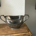 Silver Plate Pot with handles (heavily tarnished) Silver Plate Pot with handles (heavily tarnished)