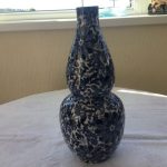 LARGE BLUE AND WHITE CHUN GOURD VASE RD NO :- 631664. LARGE BLUE AND WHITE CHUN GOURD VASE RD NO :- 631664.