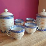 Vintage Chinese Tea Pot Set And Cups X 2 Sets Vintage Chinese Tea Pot Set And Cups X 2 Sets