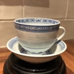 Chinese Rice Pattern cup and saucer Chinese Rice Pattern cup and saucer