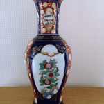 Vintage Chinese Flower Vase, Gold Imari, Hand Painted, Late 20th C, Rare Find Vintage Chinese Flower Vase, Gold Imari, Hand Painted, Late 20th C, Rare Find