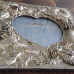 Antique High Relief Heart Chinese / Japanese Dragon Picture Frame.20 x 20 cm Antique High Relief Heart Chinese / Japanese Dragon Picture Frame.20 x 20 cm