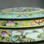 6" Qianlong Marked Old Cloisonne Bronze Dynasty Shou Immortal God Box case 6" Qianlong Marked Old Cloisonne Bronze Dynasty Shou Immortal God Box case