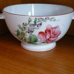 Chinese Porcelain Noodle/Soup Bowl Floral Pattern Chinese Porcelain Noodle/Soup Bowl Floral Pattern