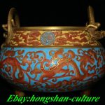 Qianlong Marked Color Enamel Porcelain Gilt Dragon Pixiu Incense Burner Censer Qianlong Marked Color Enamel Porcelain Gilt Dragon Pixiu Incense Burner Censer