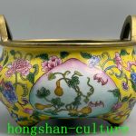 4.3" Qianlong Year Cloisonne Enamel Melon Fruit Pattern Incense Burner Incense 4.3" Qianlong Year Cloisonne Enamel Melon Fruit Pattern Incense Burner Incense