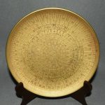 Ancient Bronze Fengshui Gossip Roulette Screen Marked Qianlong Byobu Ancient Bronze Fengshui Gossip Roulette Screen Marked Qianlong Byobu
