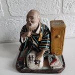 Rare Chinese Terracotta Man Of Literature Figure Glazed Rare Rare Chinese Terracotta Man Of Literature Figure Glazed Rare