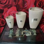 VINTAGE/ANTIQUE SET OF 3 CHINESE VASES VINTAGE/ANTIQUE SET OF 3 CHINESE VASES